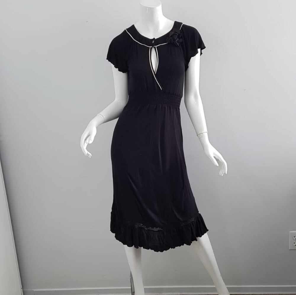 DEPT Black And White Super Stretchy Dress Size XS